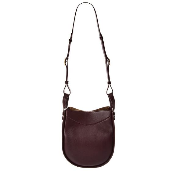 Loewe Hammock Slice Leather Hobo Bag, Red - Picture 2 of 4